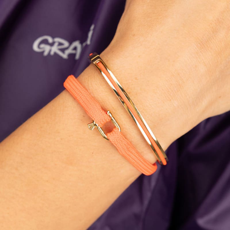 PIG & HEN (Women's) Frankie Bracelet - Radiant Orange X Gold