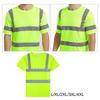 T Shirt High Visibility Short Sleeve Work Reflective Breathable Quick Dry Unisex Apparel