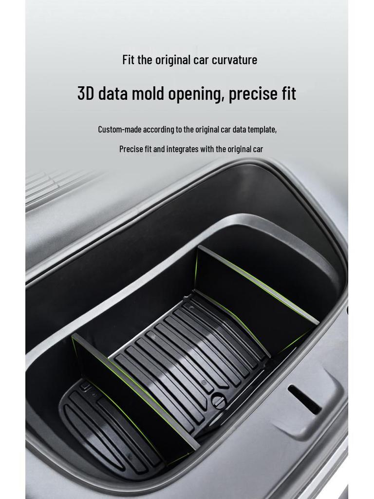 Tesla Model Y Juniper Frunk-Trennwand: Speicherpartition des Aktualisierungsmodells