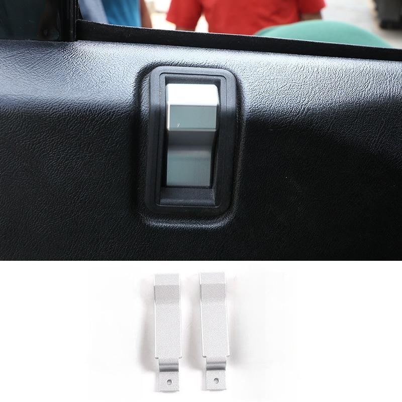 For Land Rover Defender 90 110 130 2004-18 Aluminum Alloy Car Internal Door Latch Outside Frame Handle Cover Trim Car Accessorie