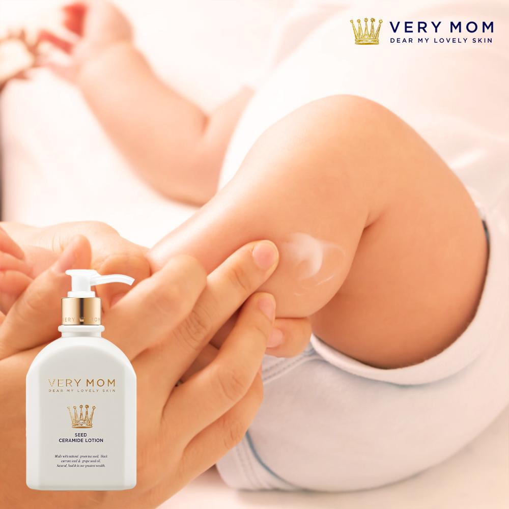VERY MOM Seed Ceramide Lotion 300 ml Babylotion Koreanische Premium-Babykosmetikkollektion
