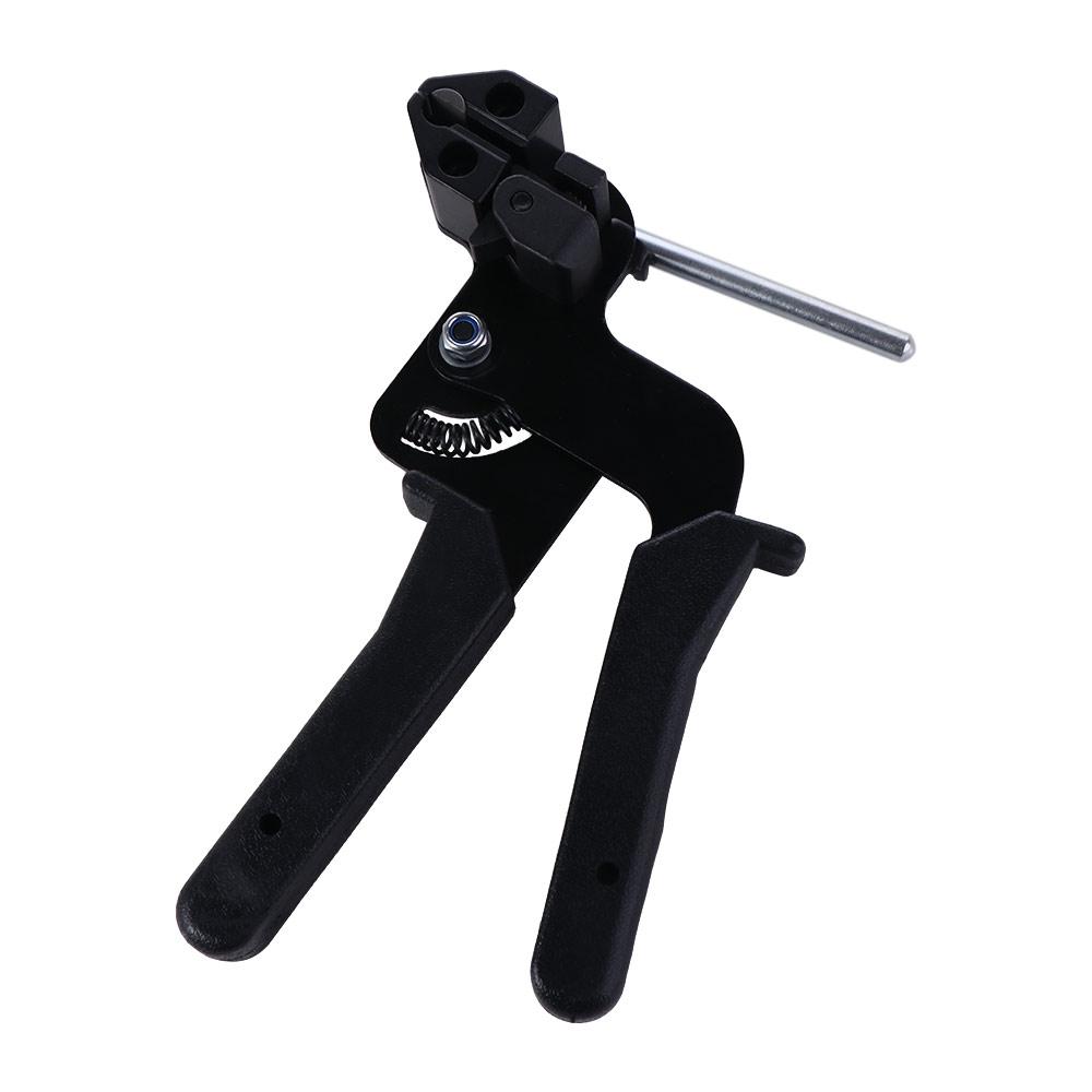 Edelstahl-Kabelbinder-Crimpzange, Befestigungsbandschneider, Spanner, Befestigungswerkzeug