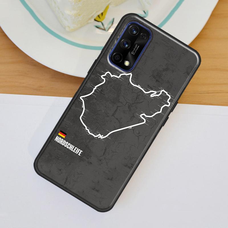 Circuito da Corsa Formula 1 F1 Per OnePlus 11 10 Pro 10T Nord 3 2T CE 2 Lite Realme C55 C35 C33 C31 C30 C21Y GT Neo 5 Custodia