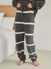 Gelato Pique Powder Logo JQD Pullover and Long Pants Set CGRY (PWNT245096) Women's