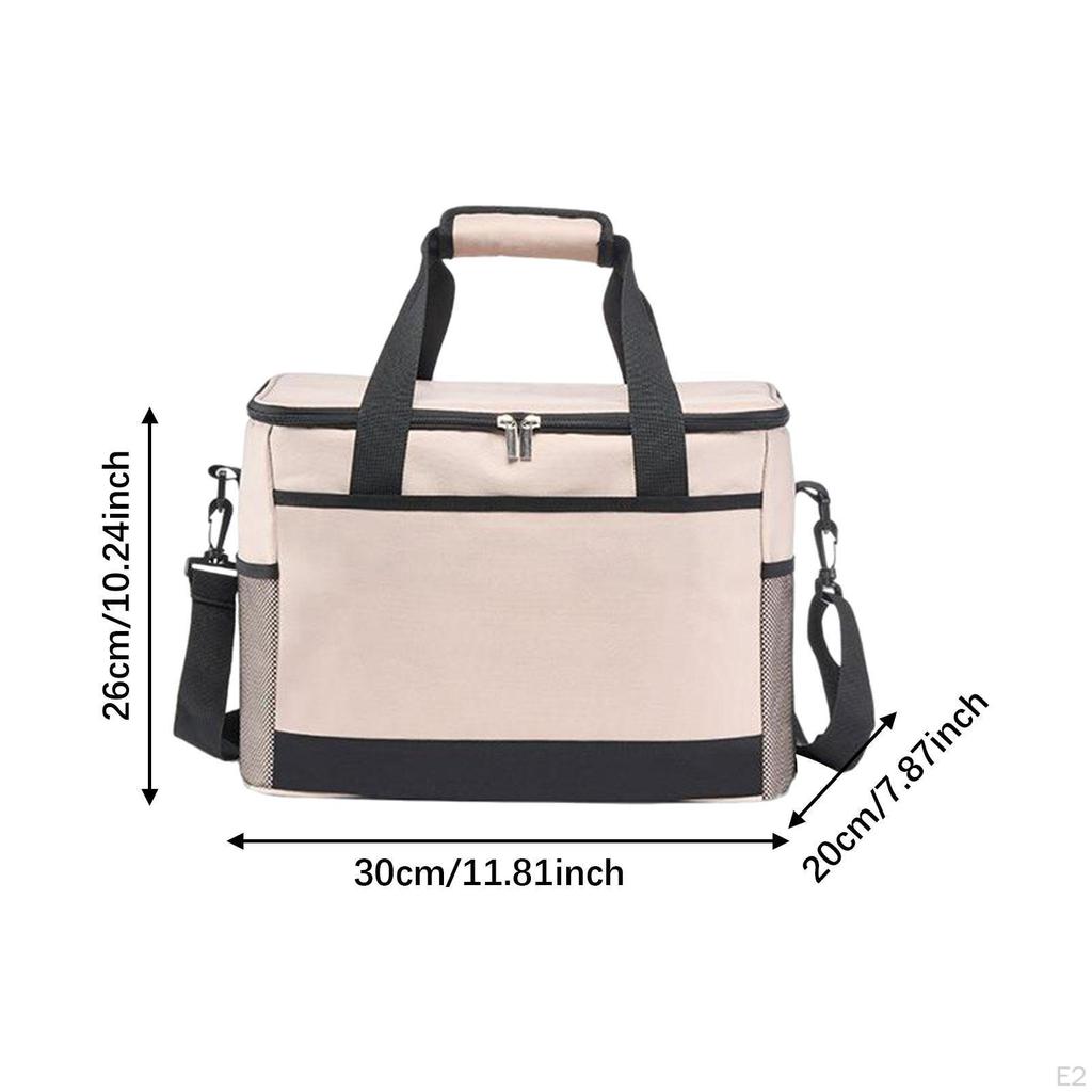 Insulated Cooling Bag Camping Picnic Food Tote Delivery for Work