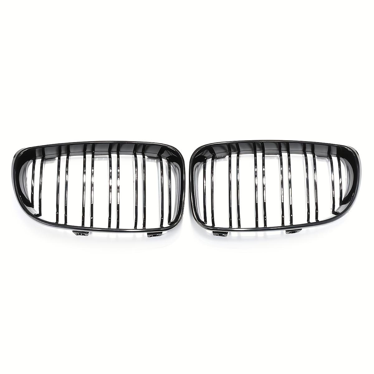 Suitable for BMW 1 Series 08-11 E81 E87 modified black double line grille front bumper grille