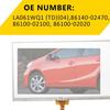 6.1"Touch  screen Glass Digitizer Fit 14-18 Camry TOYOTA RAV4 Prius Radio
