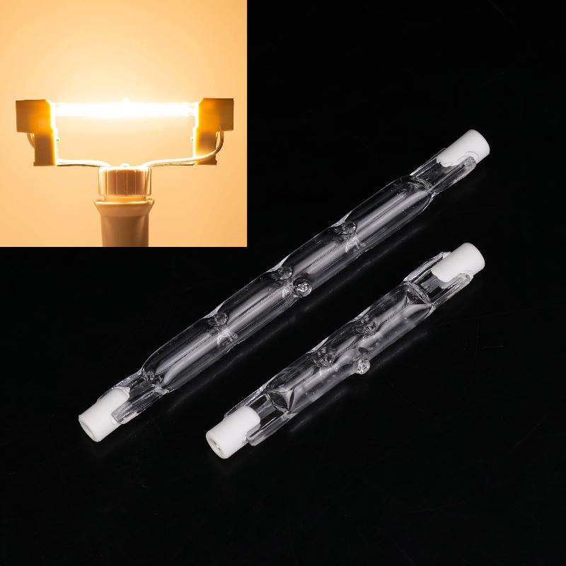 1 Piece J Type Halogen Light Bulb 360° Beam Angle R7S Halogen Linear Light Bulb For Ceiling Cabinet And Desk Construction Lights