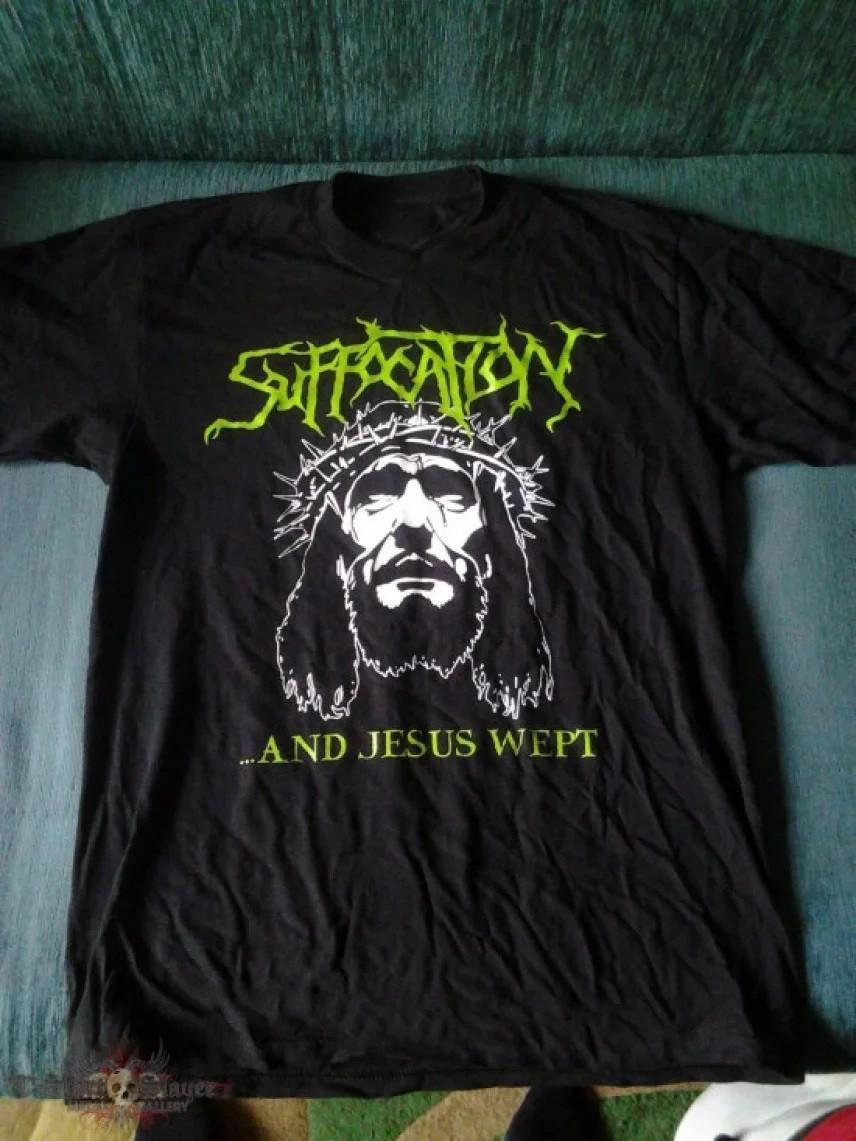 Vintage Suffocation And Jesus Wept 1991 Gift For Fans Unisex S-5XL Shirt HK128 M