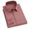 Bamboo Fiber Iron-Free Long Sleeve Korean Style Casual Men's Shirt