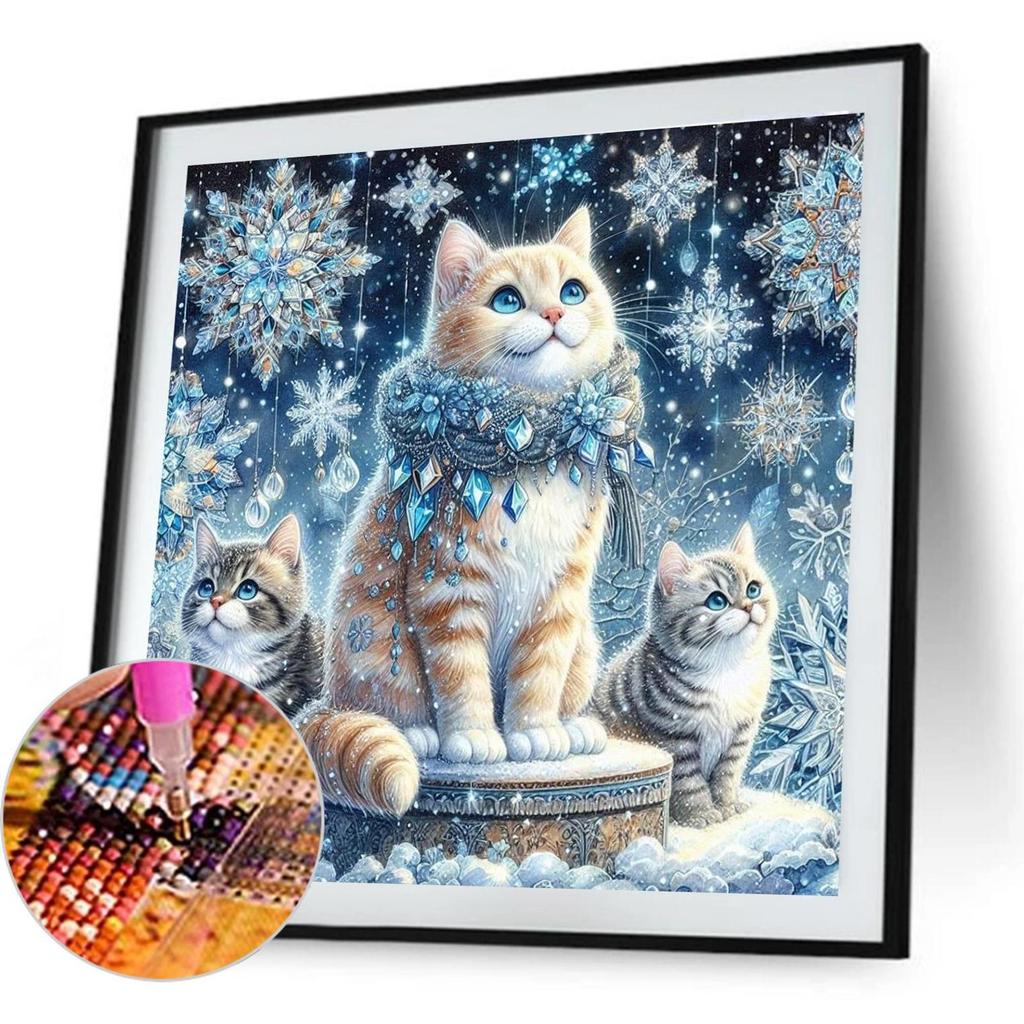 Animal Series Diamond Art Kits for Home Wall Decor Round Full Drill Dimond Art Paintings Diamond Dots Gem Art 15.75 X15.75 In