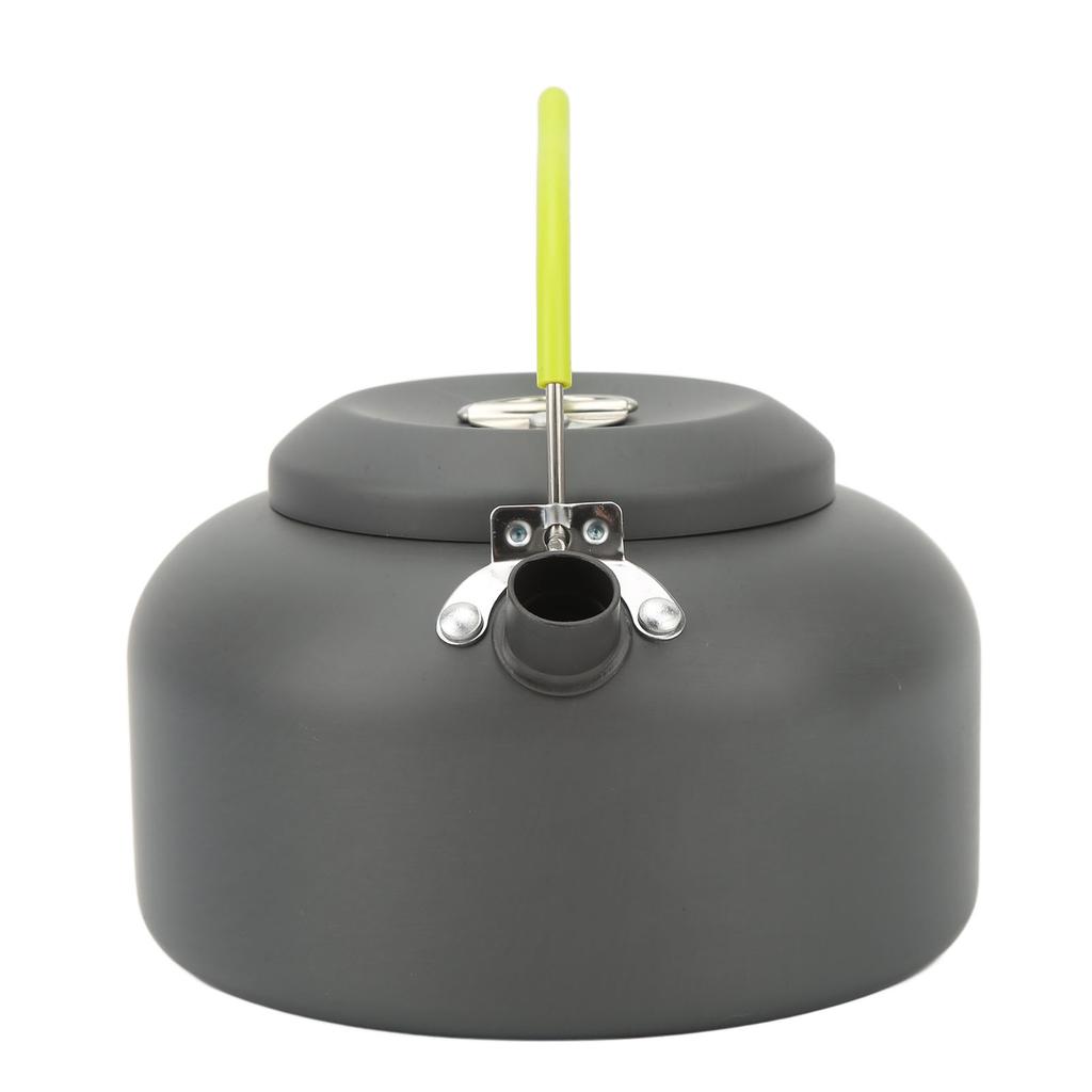 1.3L Camping Kettle Aluminum Alloy Anodizing High Temperature Resistant Heat Insulation Outdoor Tea Coffee Pot