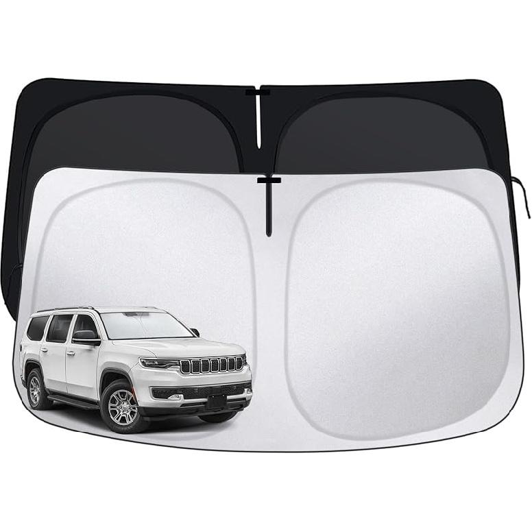 Windshield Sun Shade Compatible With Hyundai Sonata -2025, Front Window Shades Fit For Sonata, Foldable Car Sun Shield With Steering Wheel Sunshade