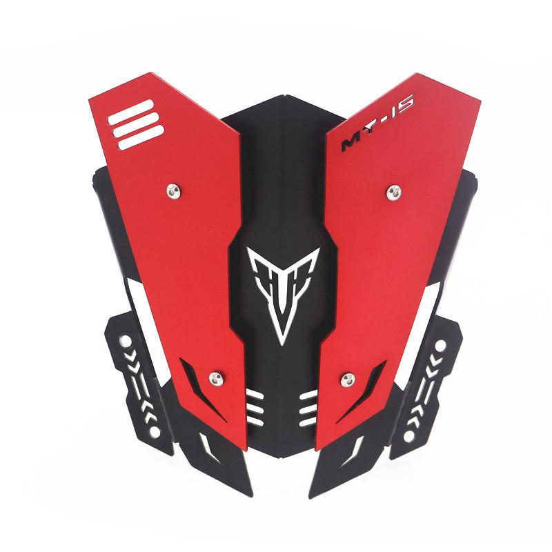 

Экран из алюминиевого сплава, спортивный дефлектор лобового стекла для YAMAHA MT15 MT-15 MT125 красный