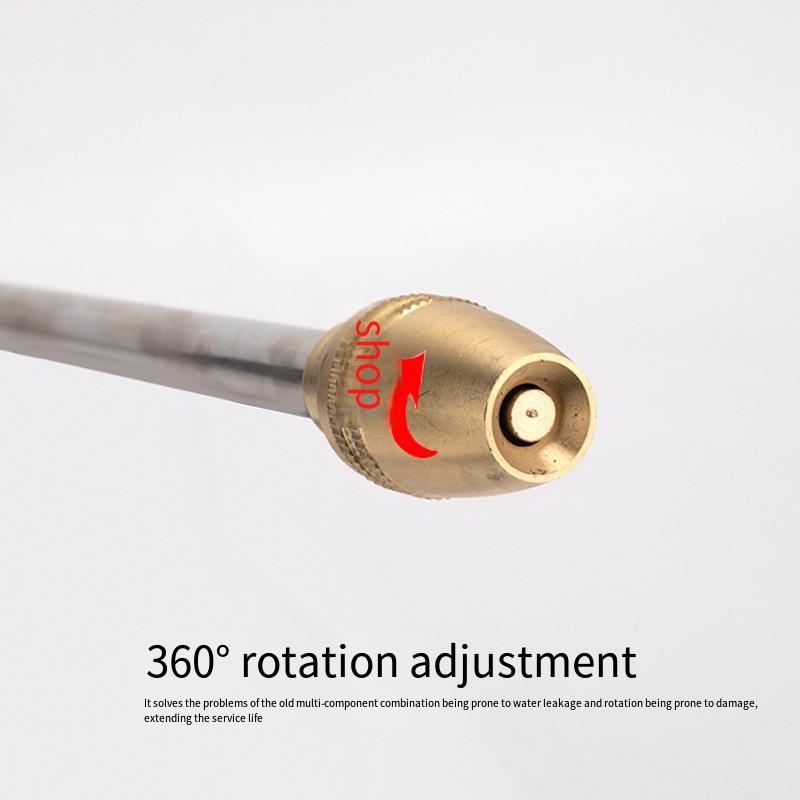 1 buc tijă extinsă spălare auto de înaltă presiune pistol cu ​​apă duză de spălare de uz casnic pistol de pulverizare cu apă metalică cap de pistol de udare flori grădinărit clătire