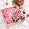 2D Flat Heart-Shaped Acrylic Plaque for My Wife, A Romantic Gift That Says 'I Love You', Nurseries, Home Desk Living Room Acrylic Decoration,