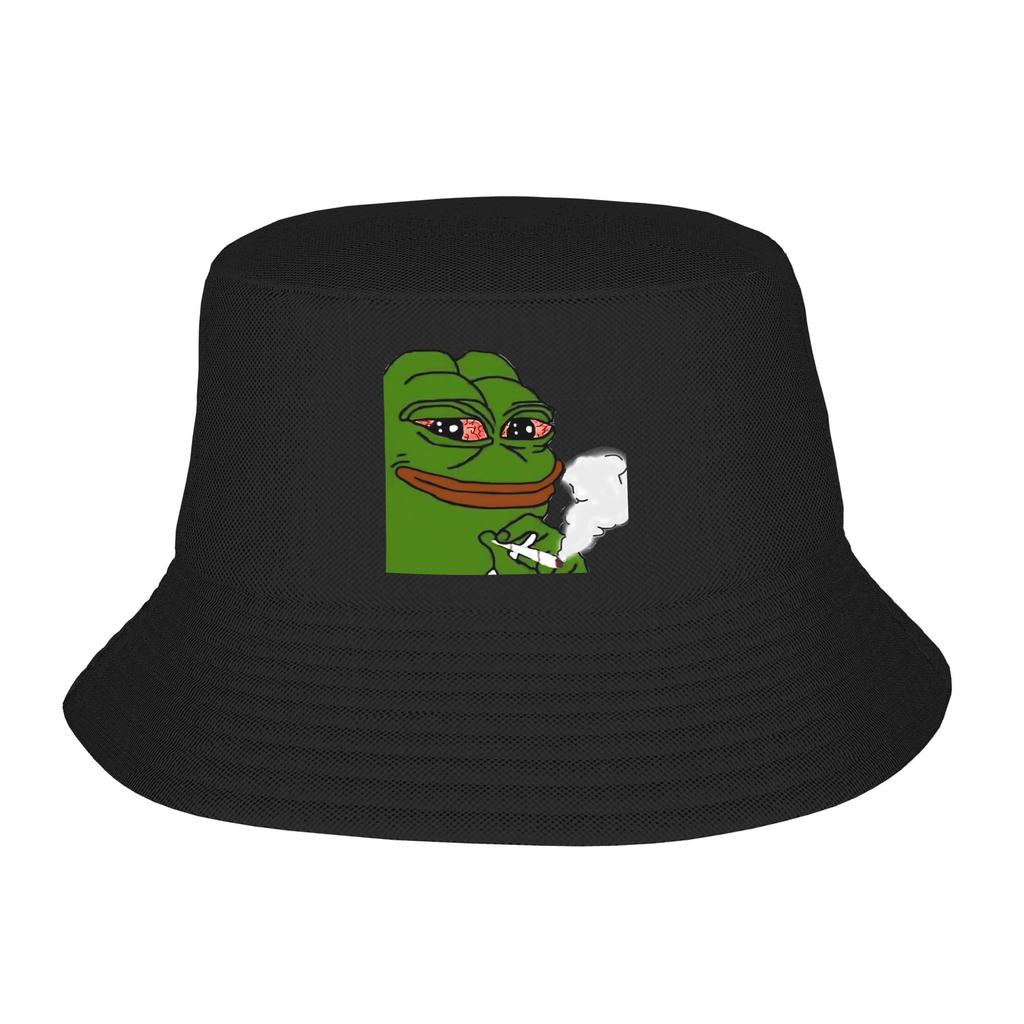 Cappello da Pescatore Pepe The Frog Cappellini da Esterno Unisex per Moda Unisex Cappellino Pieghevole Personalizzato Fai da Te Cappelli Protezione Solare Pesca
