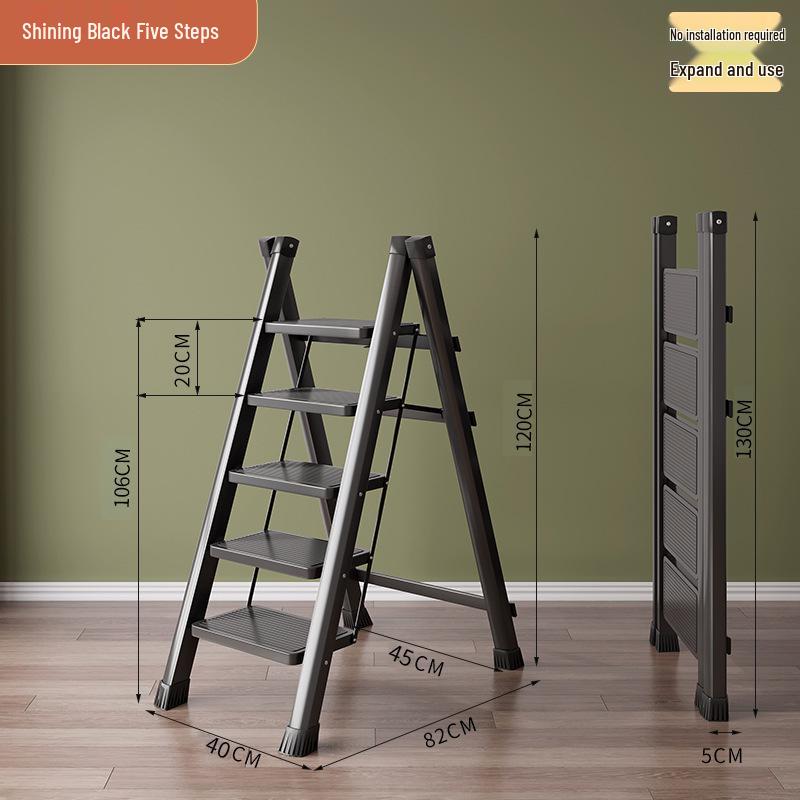 Telescopic Multi-Functional Household Folding Step Ladder