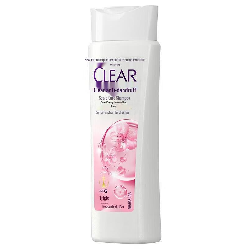 Clear Anti-Dandruff & Moisturizing Shampoo with Cherry Blossom Fragrance