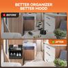 1pz Organizer per Scarpe da Camper con Nastro Adesivo Porta Scarpe da Porta con Grandi Tasche Profonde Adatto per Camper Spazi Stretti Armadio