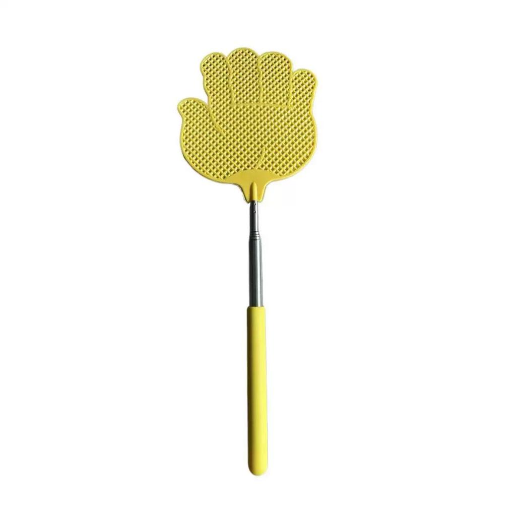 Retractable Hand-shaped Fly Swatter: Durable, Flexible, Easy-to-Store Mosquito and Fly Killer for Summer.