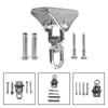1set Ceiling Hook Set Swing Hook Stainless Steel Rotating Hook Hanging Chair Hanging Bed Fixed Plate Swing Accessories