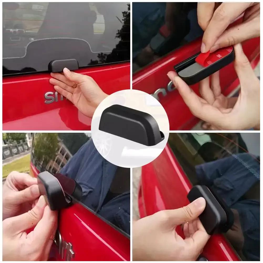 Car Rear Bumper Trunk Back Door Handle Sticker Auxiliary Knob Exterior Decoration Auto Car Accessories for Old Smart Fortwo 451