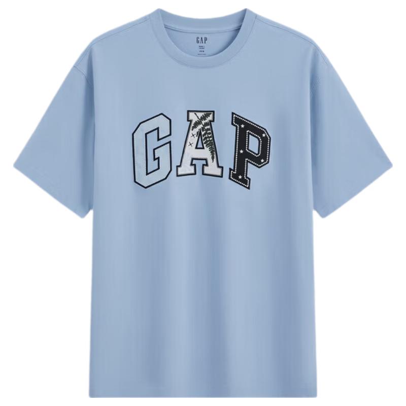 Gap Unisex Logo Embroidered Loose Fit T-Shirt