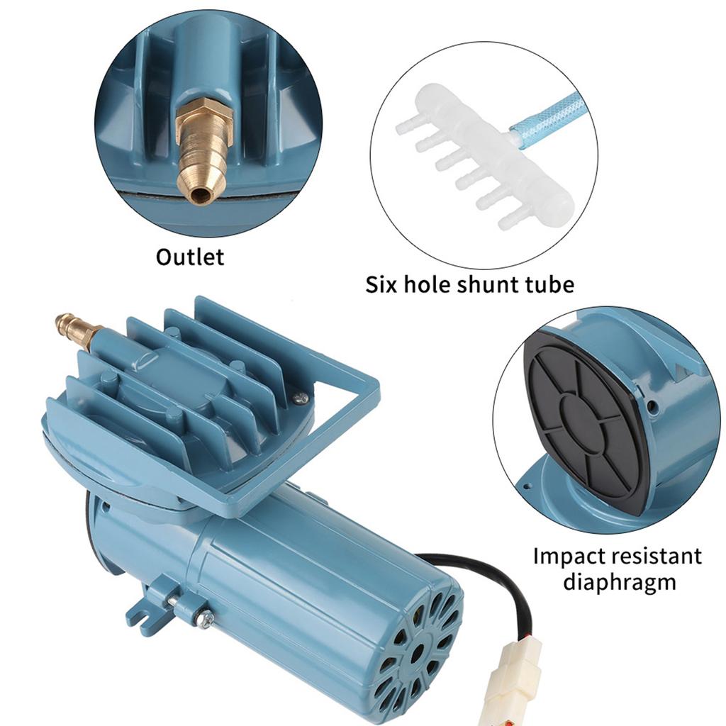 DC 12V 35W Air Pump Aerator for Fish Pond Aquaculture Aquarium Accessory Tool Fish Tank Air Pump