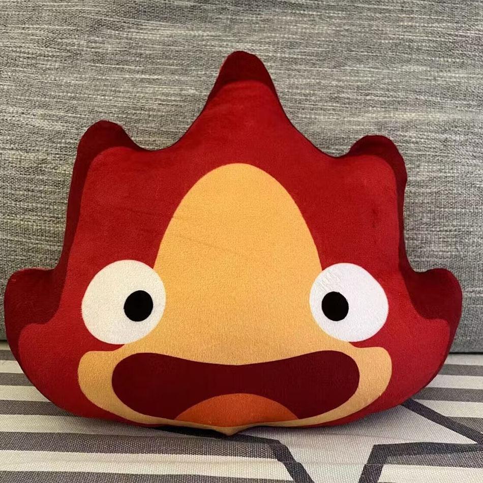

Cute Cartoon Calcifer Fire Plush Children s Christmas Gift 24CM