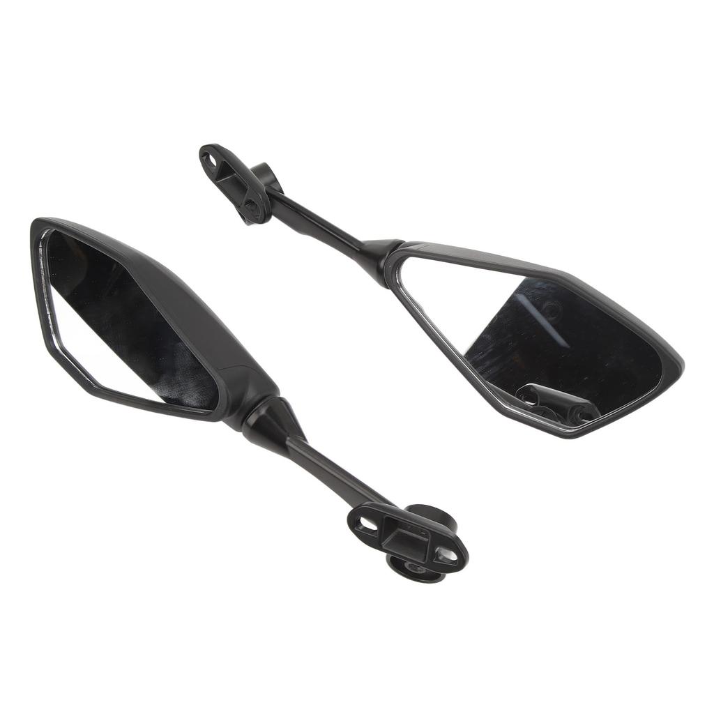 2PCS Motorcycle Rearview Mirror Clear View Wide Vision Shockproof Handlebar Side Mirror for Motorbike