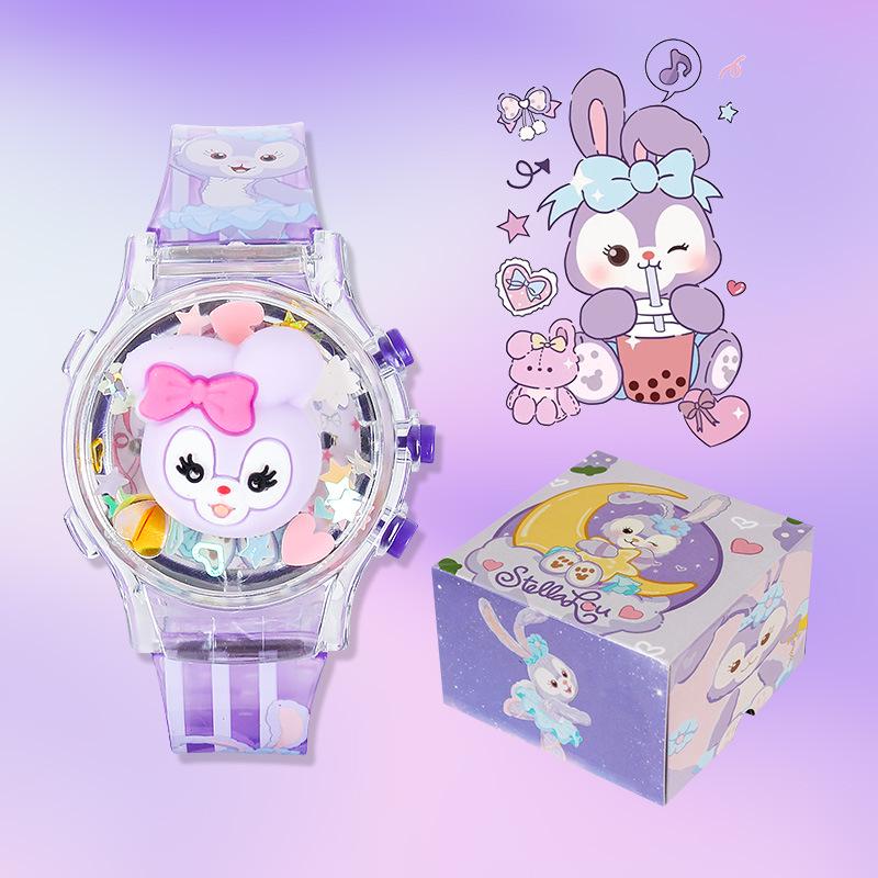 Rotating Luminous Music Cartoon Watch for Kids - TikTok Style