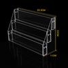 2-6 Tier Acrylic Book Display Stand Desk Bookshelf Newspaper Holder Magazine Rack Finishing Display Shelf Storage Rack Organizer