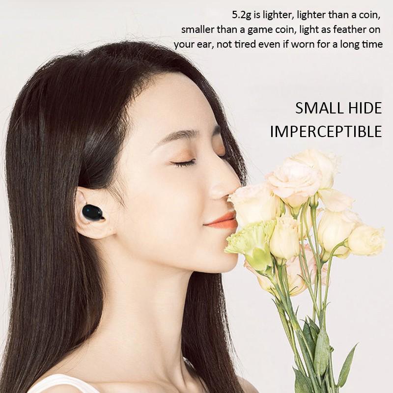 A6S TWS Wireless Bluetooth 5.0 Headphone Stereo Headset Sport Earbuds Microphone with Charging Box for Smartphone