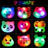 28 Pack Easter Egg LED Jelly Light Up Rings Birthday Party Favors for Kids Prizes Flashing Toys Boys