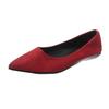 Temperament velvet pointed single shoes women's spring and summer new shallow mouth high-end niche soft-soled ladyshoes work shoes