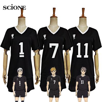 Haikyuu!! Inarizaki Osamu Miya Atsumu Shoole Uniform Sportswear Cosplay Costume Haikiyu Volley Ball Team Jersey