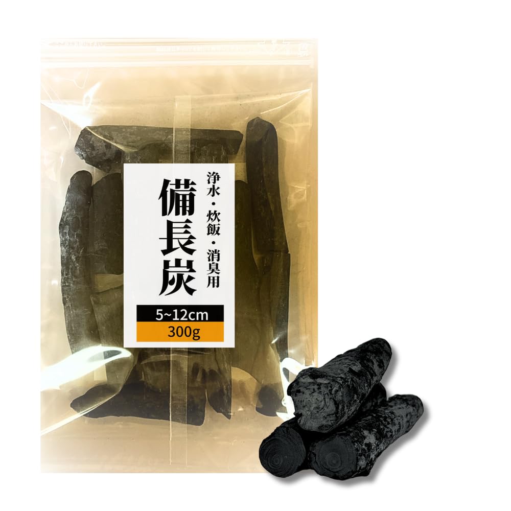 

Biken Shokusaikan Bincho Charcoal Purified Water Rice Cooking Deodorizing 300g Irregular Value Value