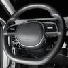 For Hyundai IONIQ 5 -2024 Carbon Fiber ABS Steering Wheel Cover Interior Steering Tuning Handle Button Trim Frame LHD RHD