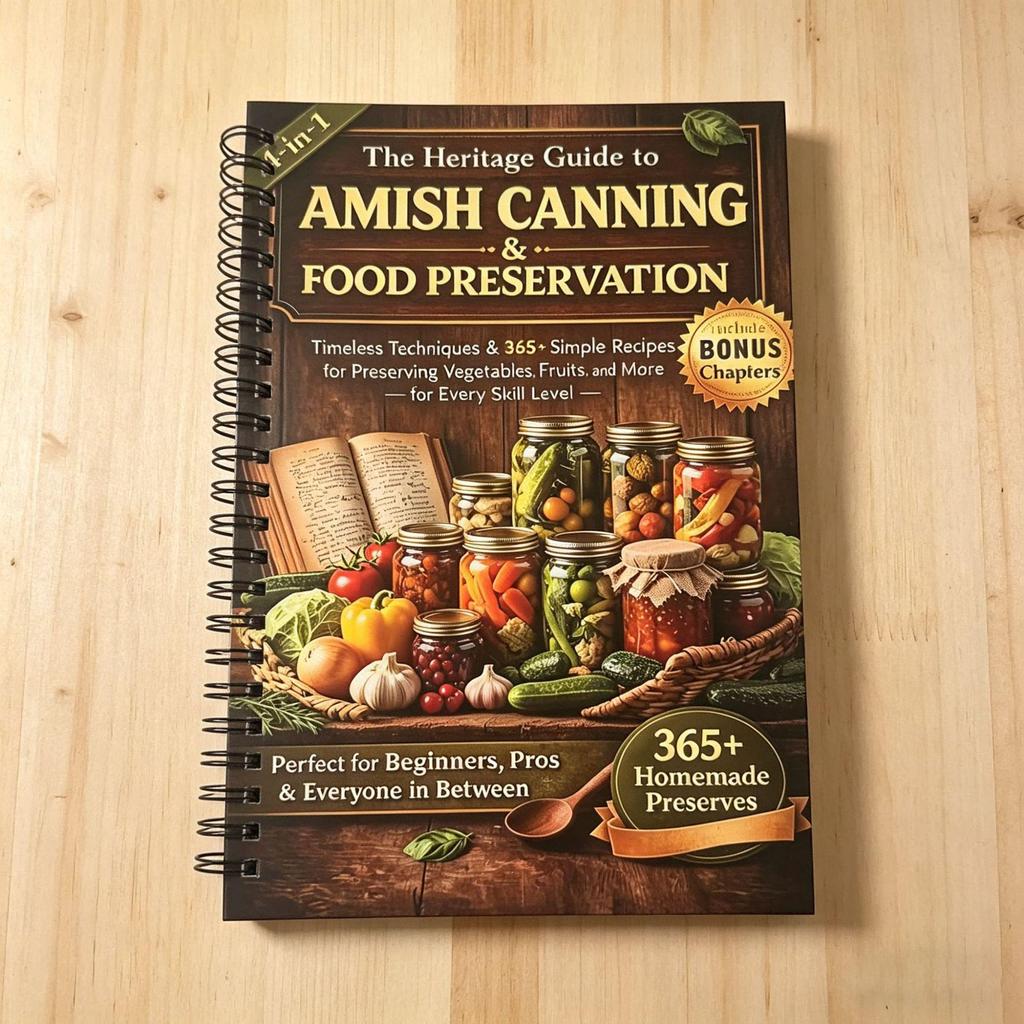 Amish Canning Guide: 365+ Pickling Recipes & Beginner Techniques Notebook