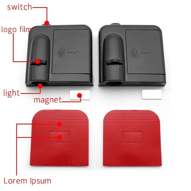 Led Car Door Welcome Lights Projector Ghost Shadow Lamp For Ford Fiesta Mondeo Fusion Explorer Escape Shelby Edge Auto Accessory