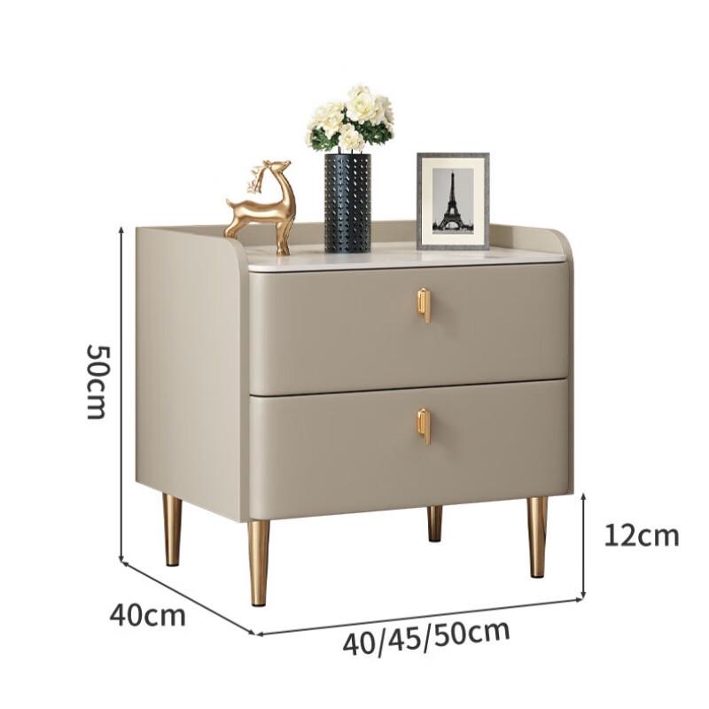 Modern Two-Tier Bedside Table