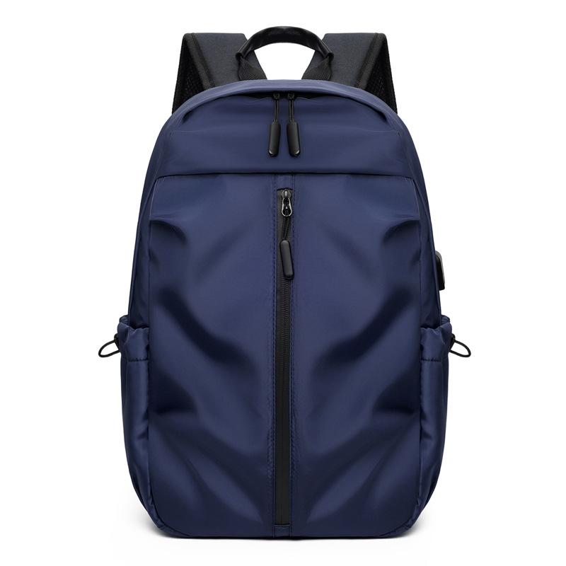 Lightweight waterproof backpack men's business computer bag printing logo large capacity student schoolbag casual backpack