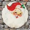 Vintage Santa Claus Metal Tin Sign 8x8 Inch Wall Art for Home Decor Christmas Halloween Gift