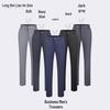 Unisex Slim Fit High-Waist Wrinkle-Free Formal Trousers