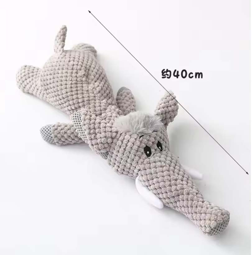 2025 Pet Dog Toys for Large Dogs Cute Plush Squeak Fleece Durable Chewing Cute Soft Pet Molar Toys Dogs Accessories 100K+ Simila