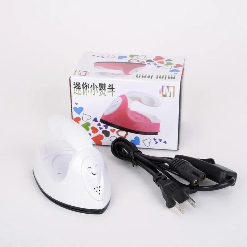 Mini Electric Iron Portable Handheld Heat Press Home Travel Craft Iron for Ironing Baby Clothes Heat Press Machine Handmade DIY