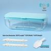 Silicone Ice Cube Tray with Double Layer Storage Box for Rapid Ice Making