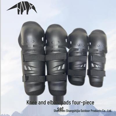 Ensemble de protections genoux et coudes pour course moto: Plaquettes Tout-Terrain à Tête Ronde