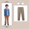 British College Style School Uniform Set – Kindergarten Boys' & Girls' Plaid Suit and Skirt.